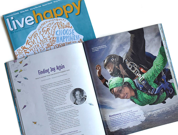 Live Happy Magazine cover
